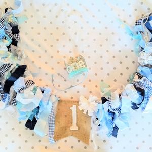 1st birthday banner and matching hat